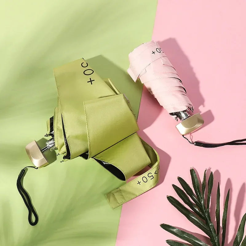 Mini Pocket Umbrella – Folding UV & Rain Protection Parasol
