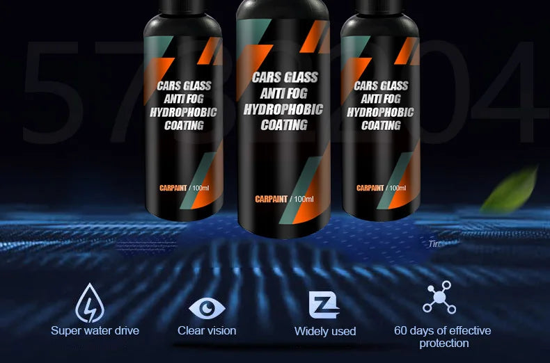 Car Glass Anti-Rain Spray – Nano Hydrophobic Coating & Water Repellent