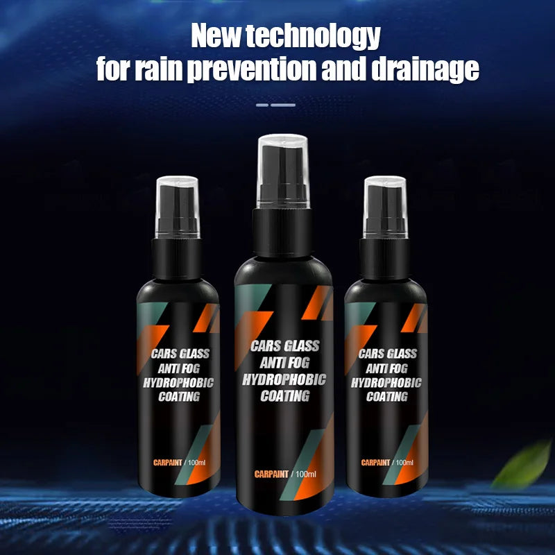 Car Glass Anti-Rain Spray – Nano Hydrophobic Coating & Water Repellent