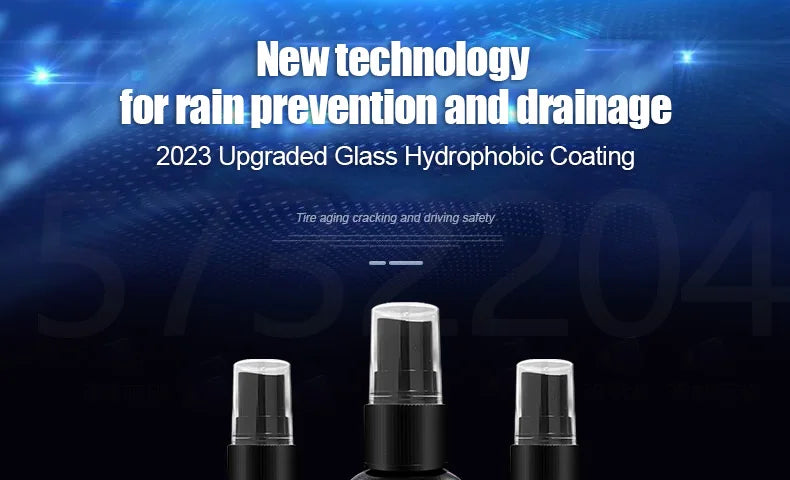 Car Glass Anti-Rain Spray – Nano Hydrophobic Coating & Water Repellent