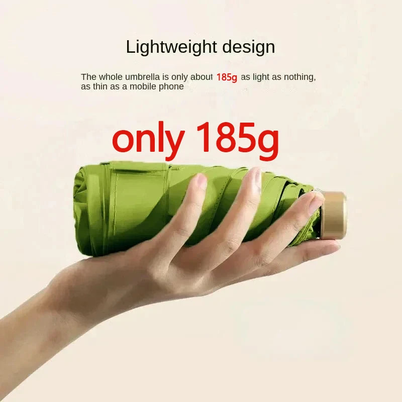 Mini Pocket Umbrella – Folding UV & Rain Protection Parasol