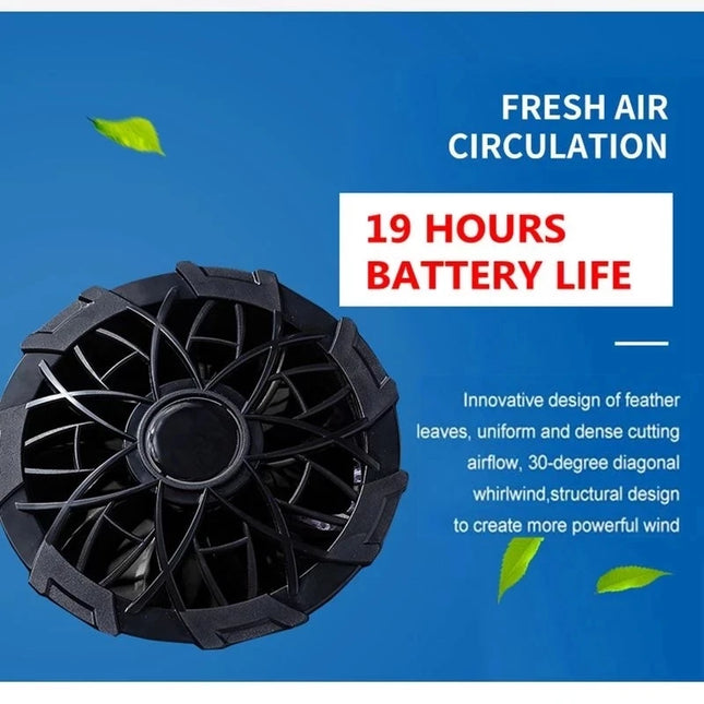 Men Summer Air Conditioning Clothing Fan Cooling Vest