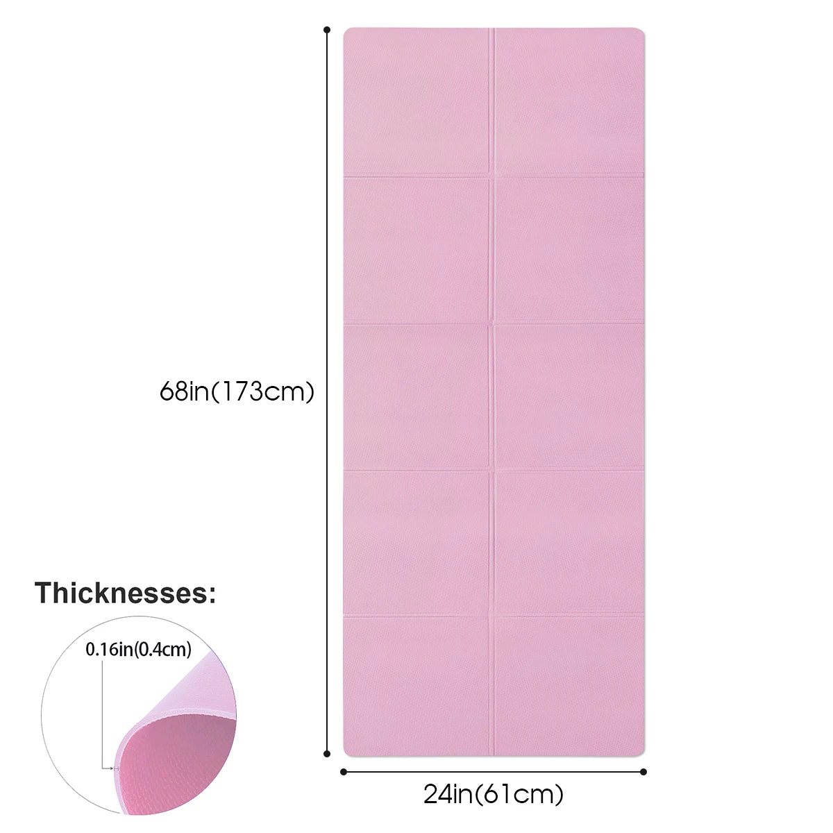 Yoga Mats Anti-slip Sport Fitness Mat Blanket