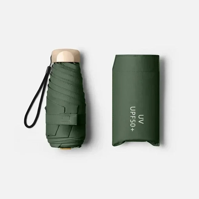 Mini Pocket Umbrella – Folding UV & Rain Protection Parasol