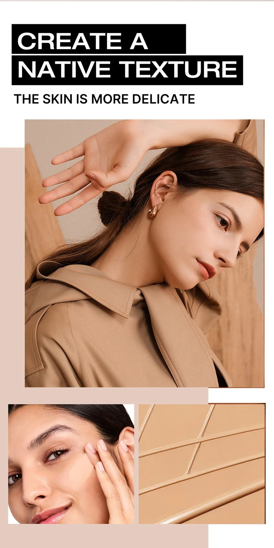 HOT colored clay CC undereye corrector 4in1 & free brush