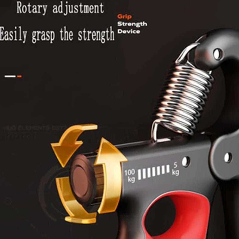 Five-Finger Hand Grip Strength Booster with Digital Counter