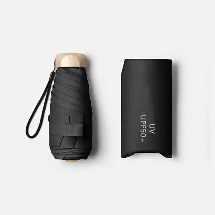Mini Pocket Umbrella – Folding UV & Rain Protection Parasol
