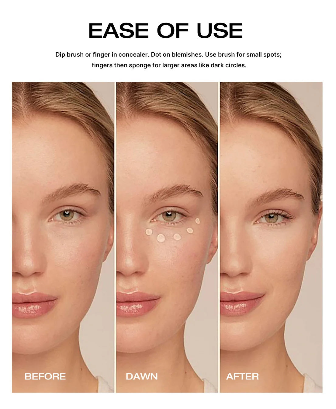 HOT colored clay CC undereye corrector 4in1 & free brush