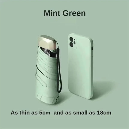 Mini Pocket Umbrella – Folding UV & Rain Protection Parasol