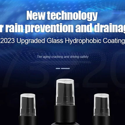 Car Glass Anti-Rain Spray – Nano Hydrophobic Coating & Water Repellent