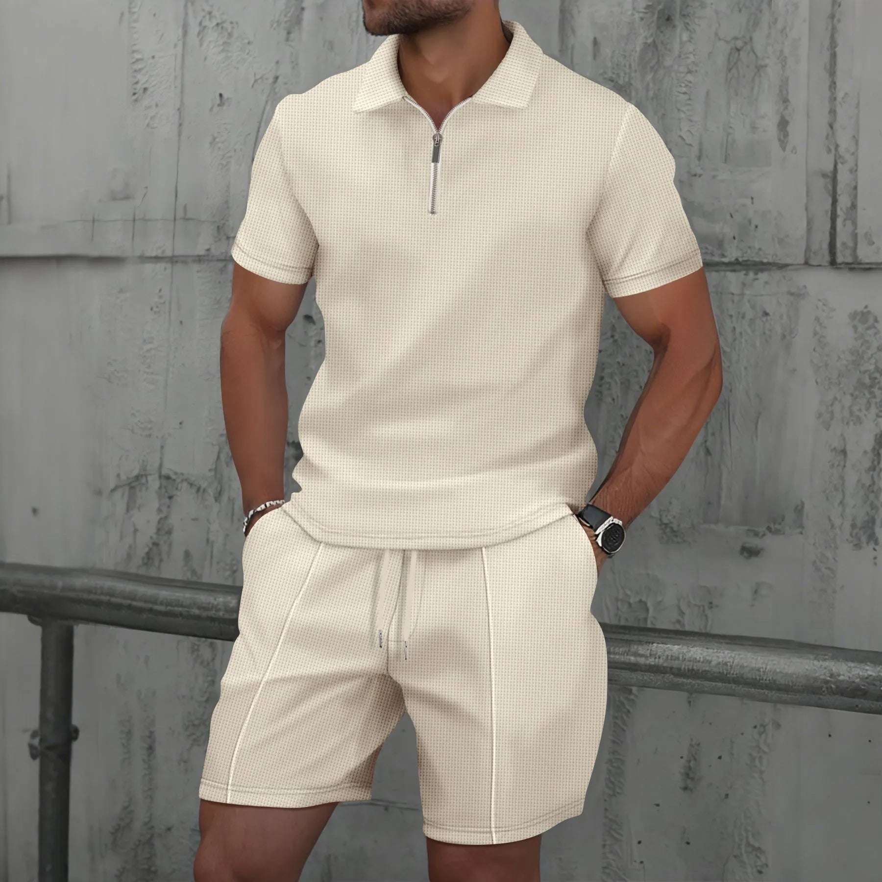 2025 Men Europe and the United States new summer Waffle