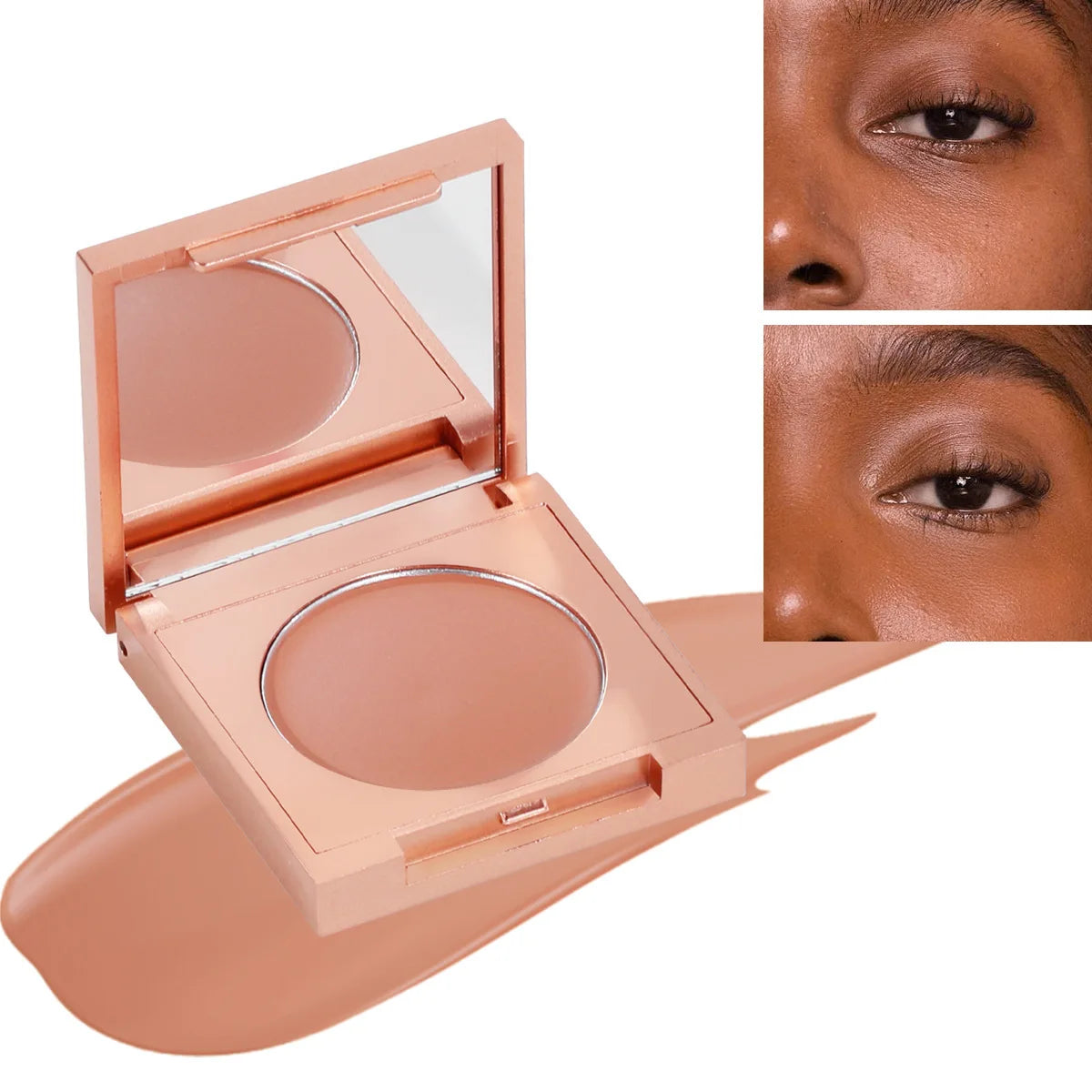 HOT colored clay CC undereye corrector 4in1 & free brush